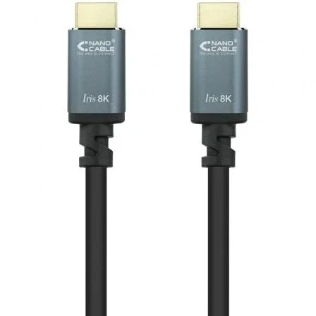 NANO CABLE HDMI 2.1 IRIS 8K 5m Negro NANO CABLE HDMI 2.1 IRIS 8K 5m Negro